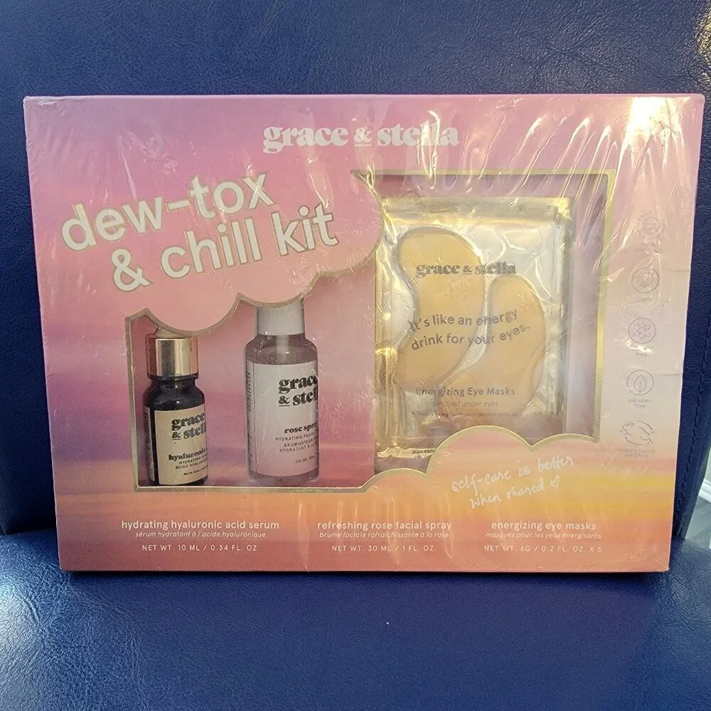 grace & stella Dew-Tox & Chill Skin Care Set